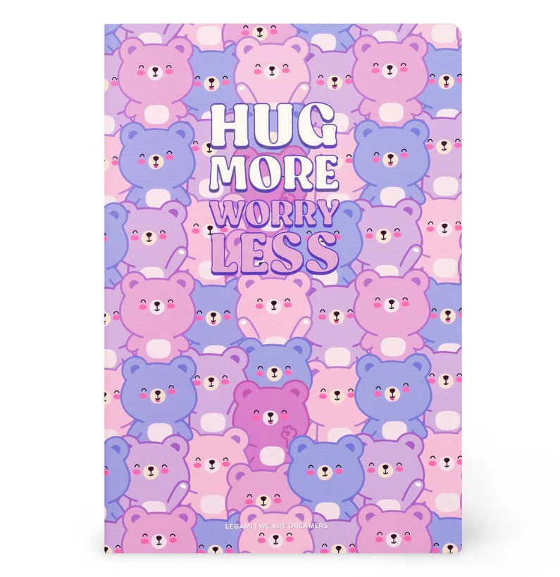 Caderno A5 Pautado Ursinho Legami