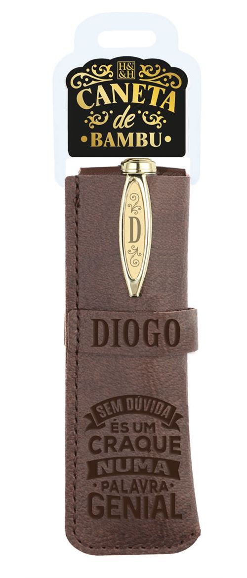 H&H - Caneta de Bambú com Bolsa Diogo