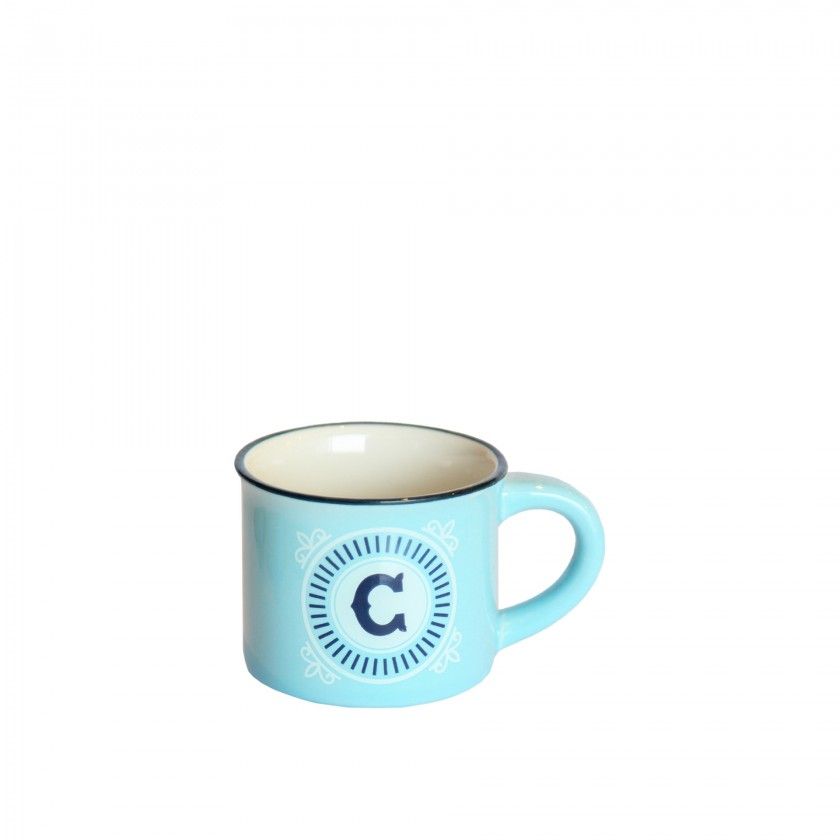 Chavena Expresso Letra C