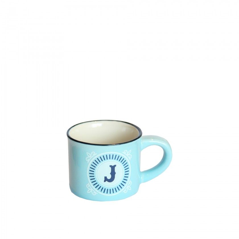 Chavena Expresso Letra J