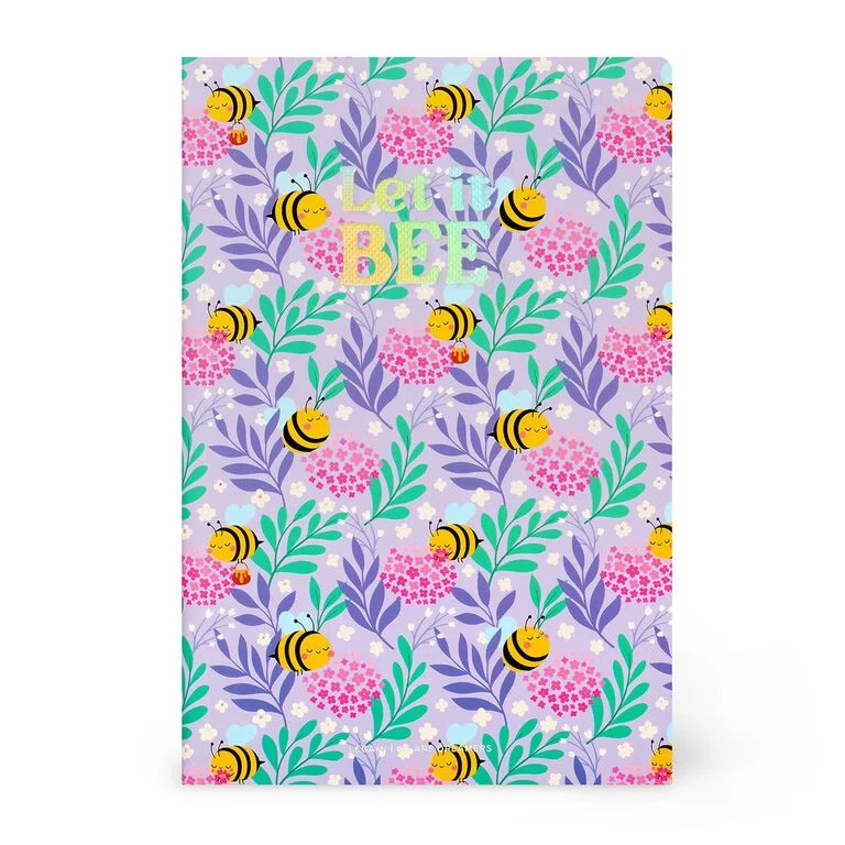 Caderno Grande B5 Pautado Bee Legami