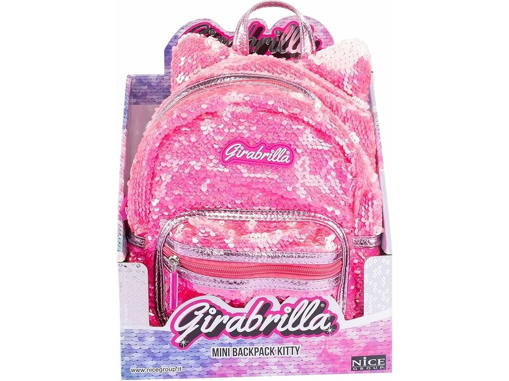 Girabrilha Mini Mochila Rosa