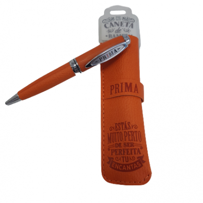 H&H - Caneta de Bambú com Bolsa Prima