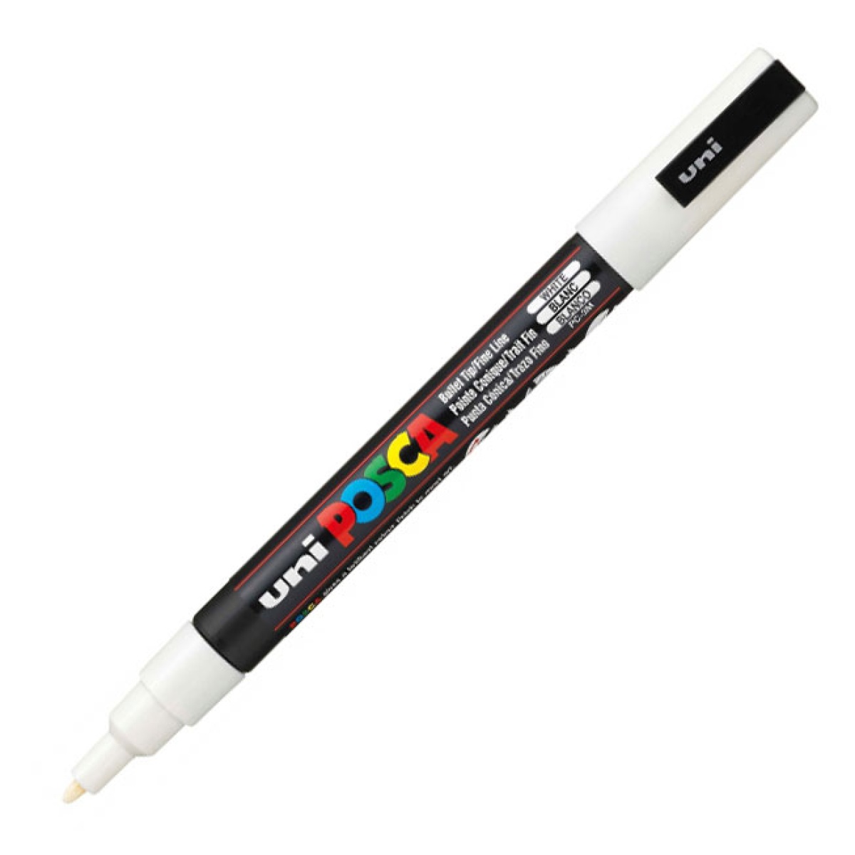 Marcador POSCA Pc-3m fino 0,9-1,3mm branco 1