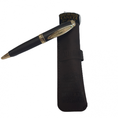 H&H - Caneta de Bambú com Bolsa Joaquim