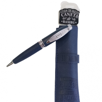 H&H - Caneta de Bambú com Bolsa Eduardo