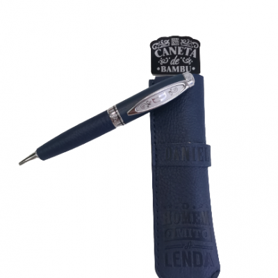 H&H - Caneta de Bambú com Bolsa Daniel