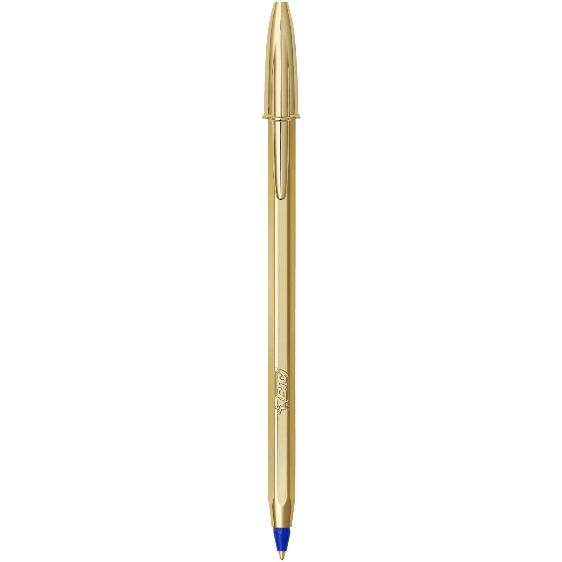 Caneta Bic Cristal Shine Azul 