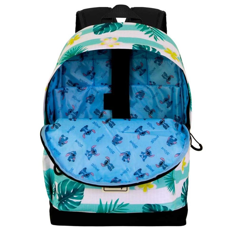 Mochila Disney Lilo e Stitch Ocean, Azul, Karactermania