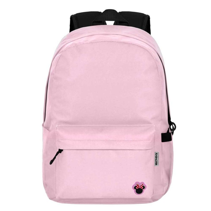   Mochila rosa Minnie Mouse com design elegante 