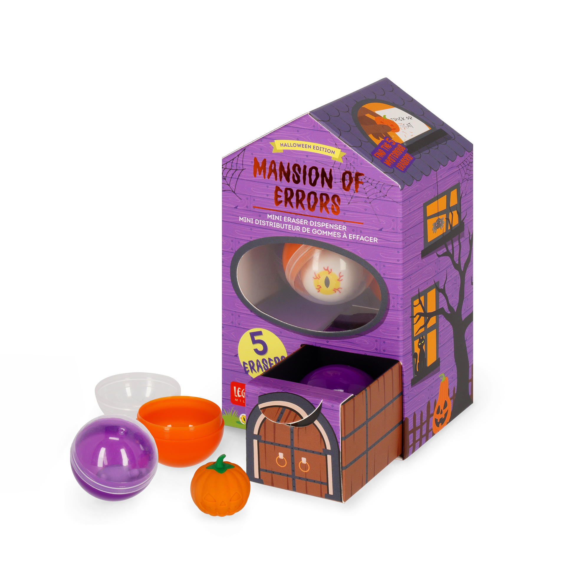 Mansão dos Erros: 5 borrachas tema de Halloween – Legami