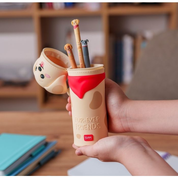 Estojo de silicone macio 2 em 1 - Kawaii Golden Legami