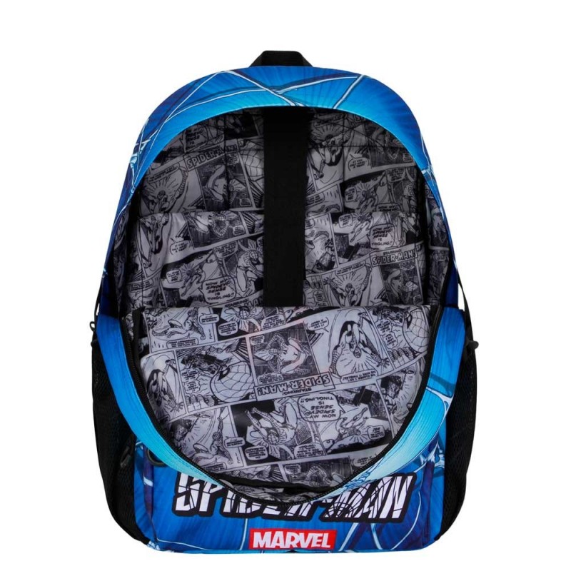 Mochila Marvel Spiderman Skills Fight 3.0 Preta