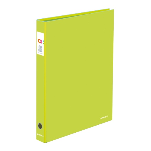 Dossier escolar A4 AMBAR School lombada estreita 2 argolas verde alface