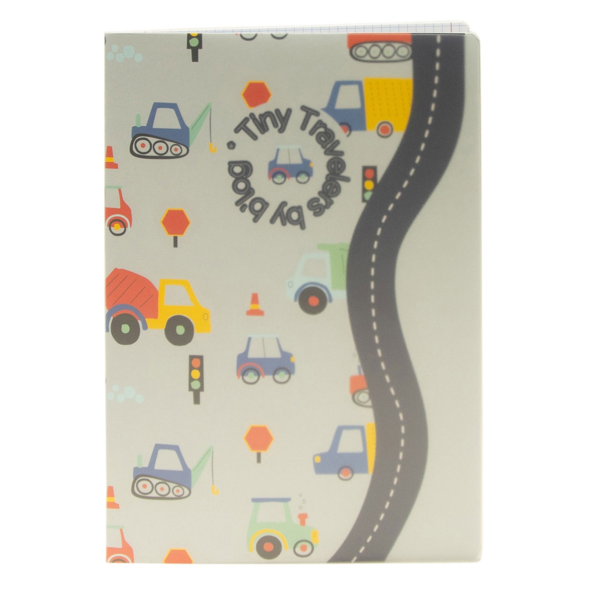 Caderno A5 capa plástica agrafado Ancor B´log Play Me Pautado 48 folhas 90 g sortido