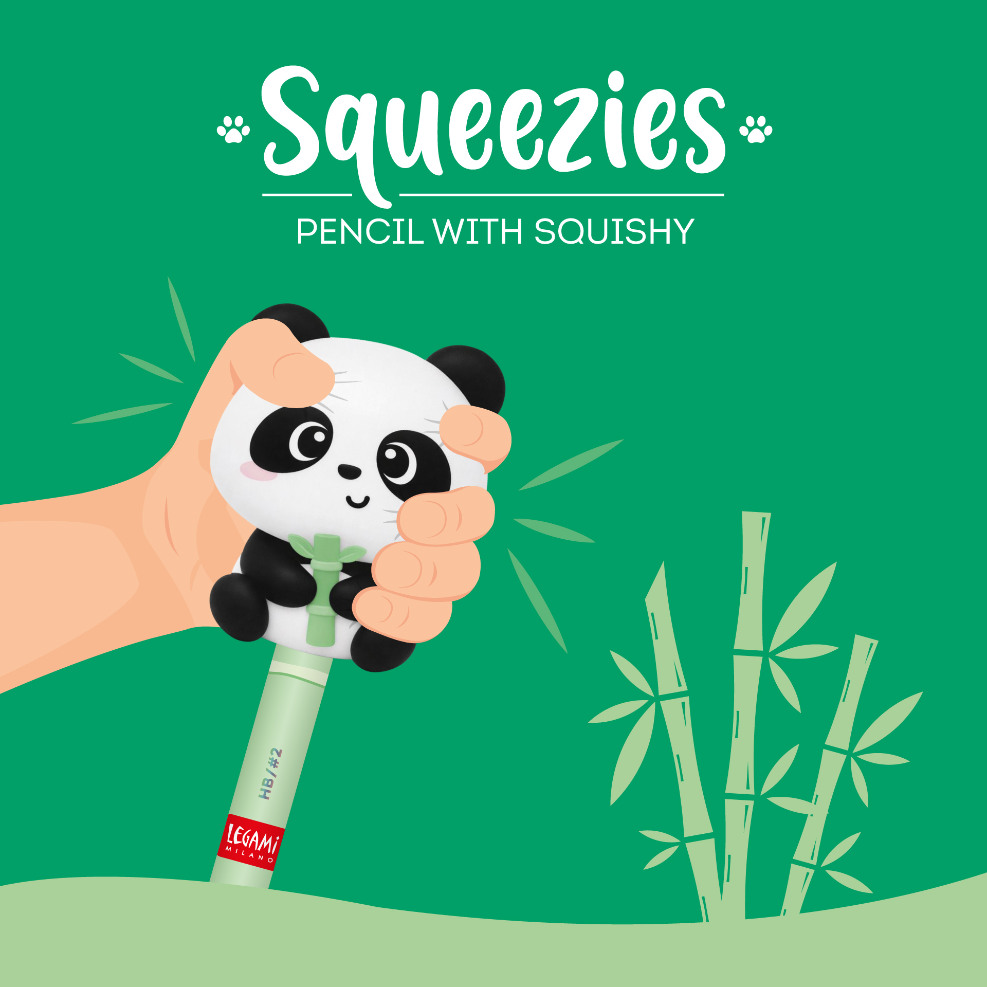 Lápis com Squishy Panda: Legami