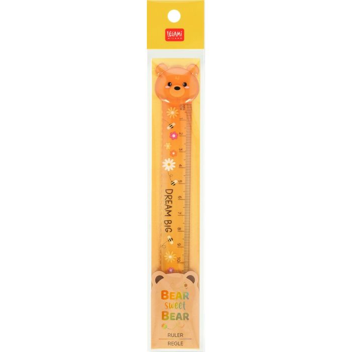 Régua de 15 cm Teddy Bear Legami | Coleção Bear Sweet Bear