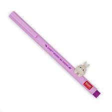 Caneta de Gel Legami Lovely Friends Coelho Tinta Roxa