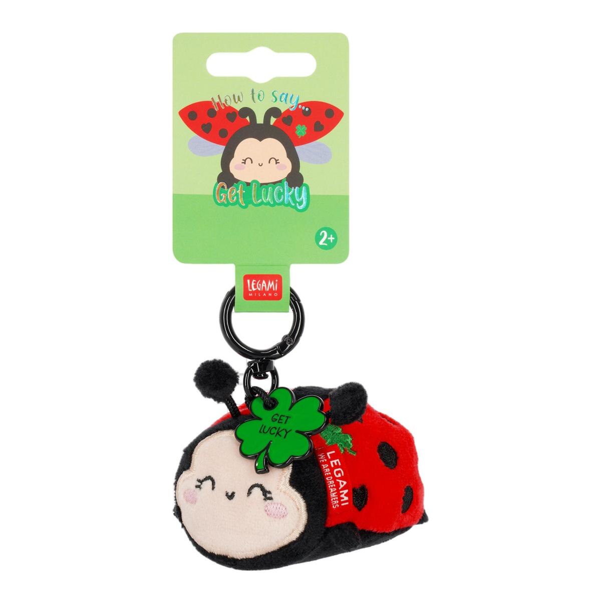 Porta-chaves com Peluche Legami Joaninha